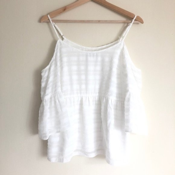 1. State Game On Textured Off Shoulder Top Sz XS - Picture 2 of 8